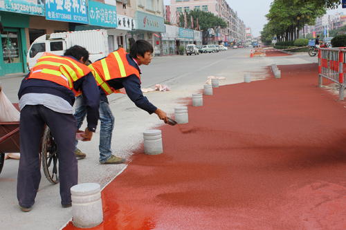 陶瓷防滑路面